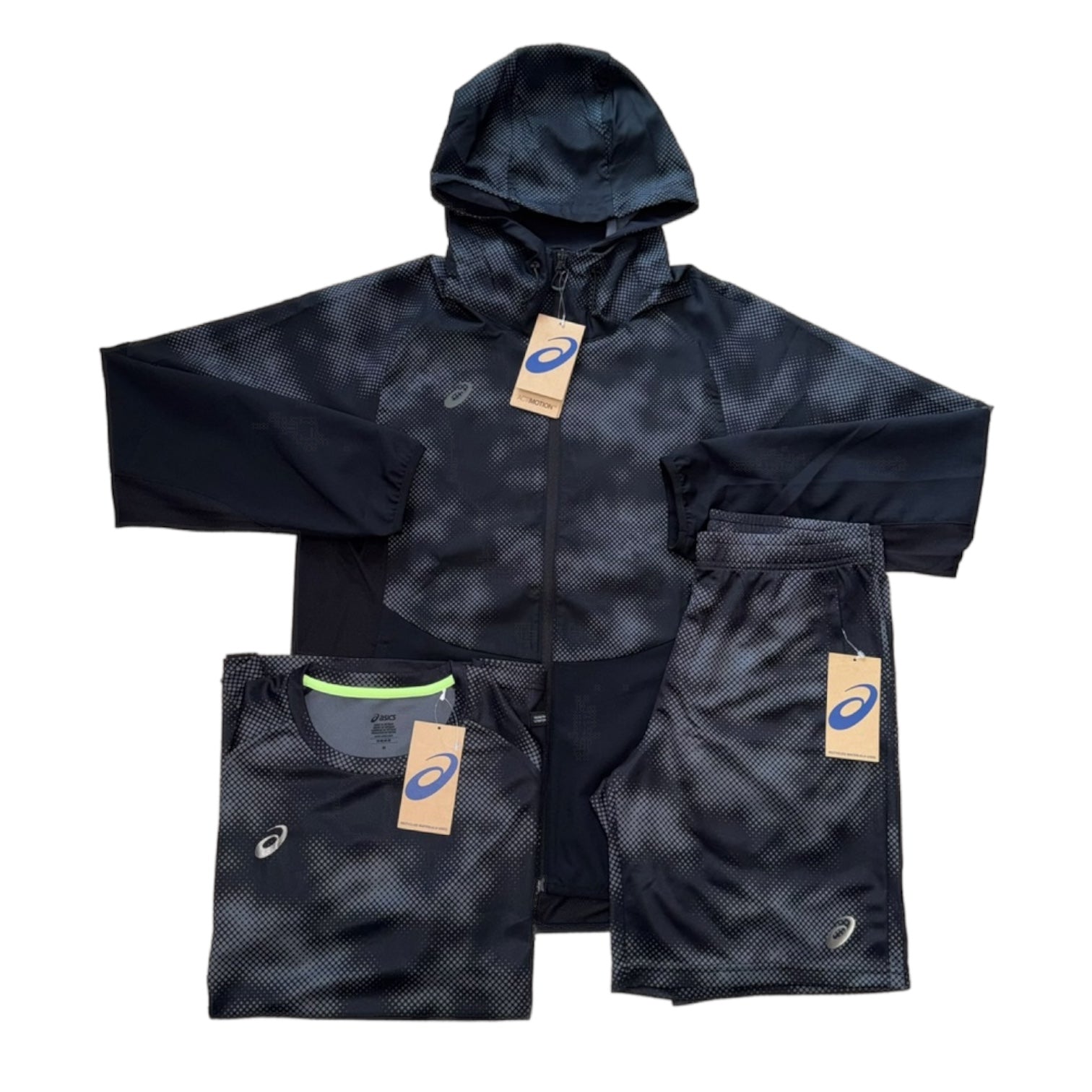 Asics Distorted Black 3 Piece Set