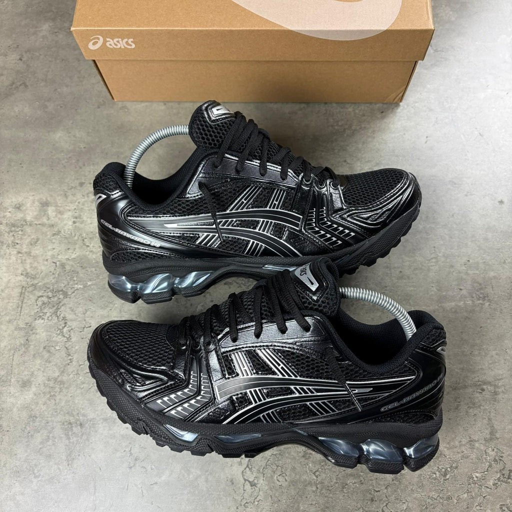 Asics Kayano 14’s Black Pure Silver Trainers