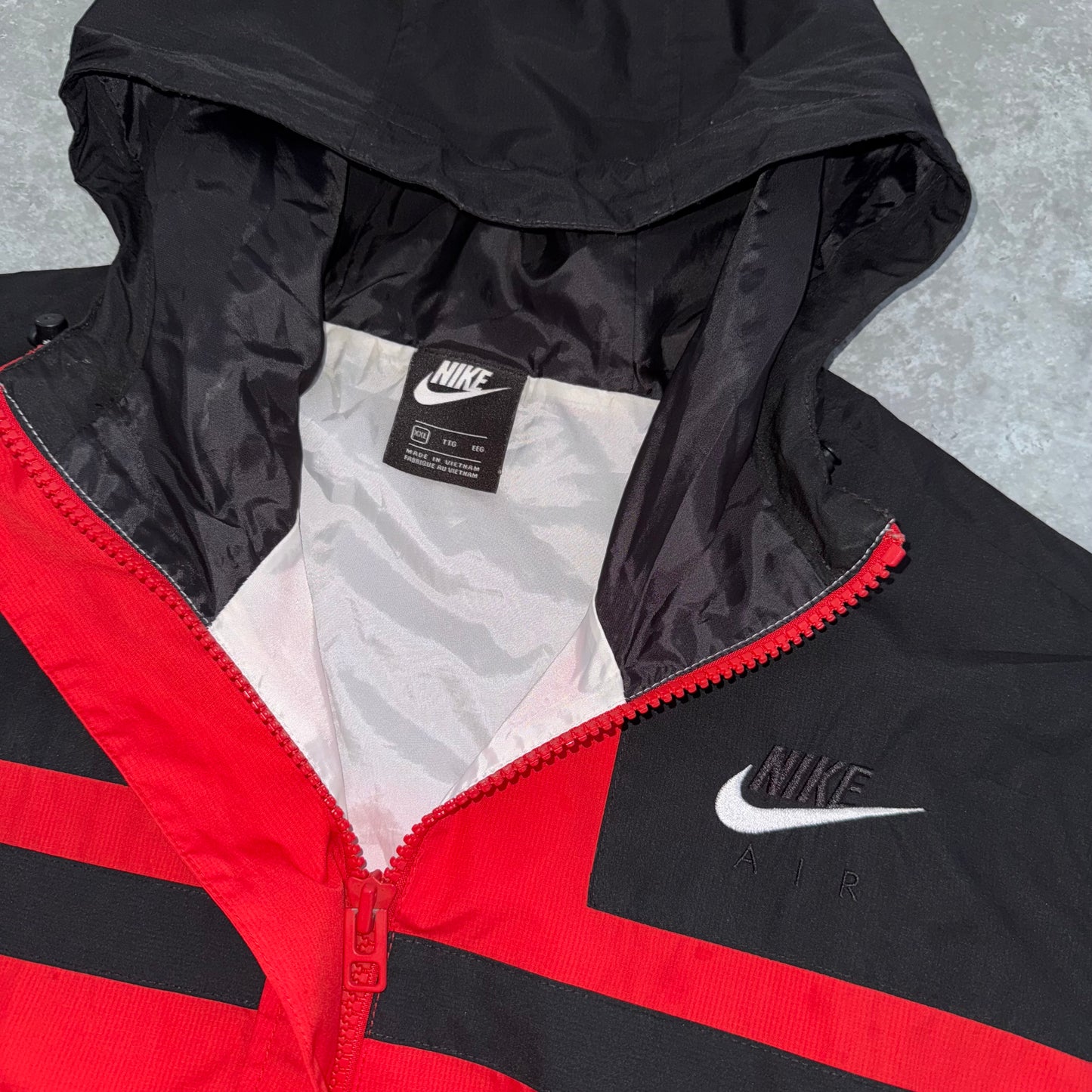 Nike Air Red Half Zip Windbreaker