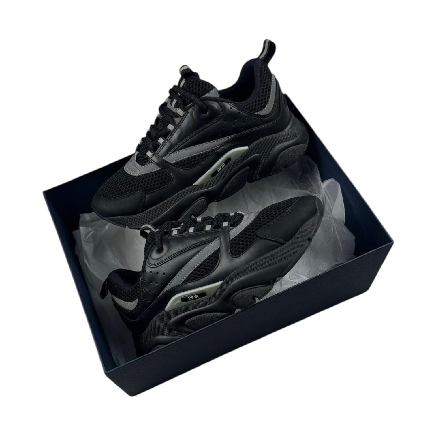Dior B22 Triple Black Trainers