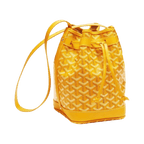 Goyard Petit Flot Bucket Bag Yellow