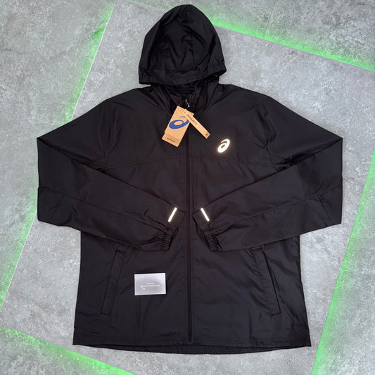 Asics Run Hood Black Windbreaker