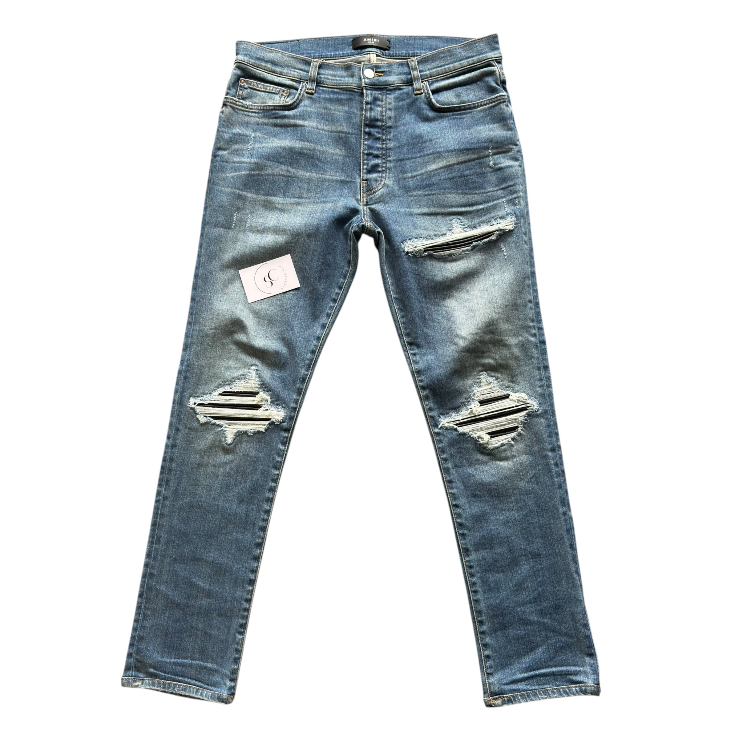 Amiri Blue MX1 Skinny Jeans