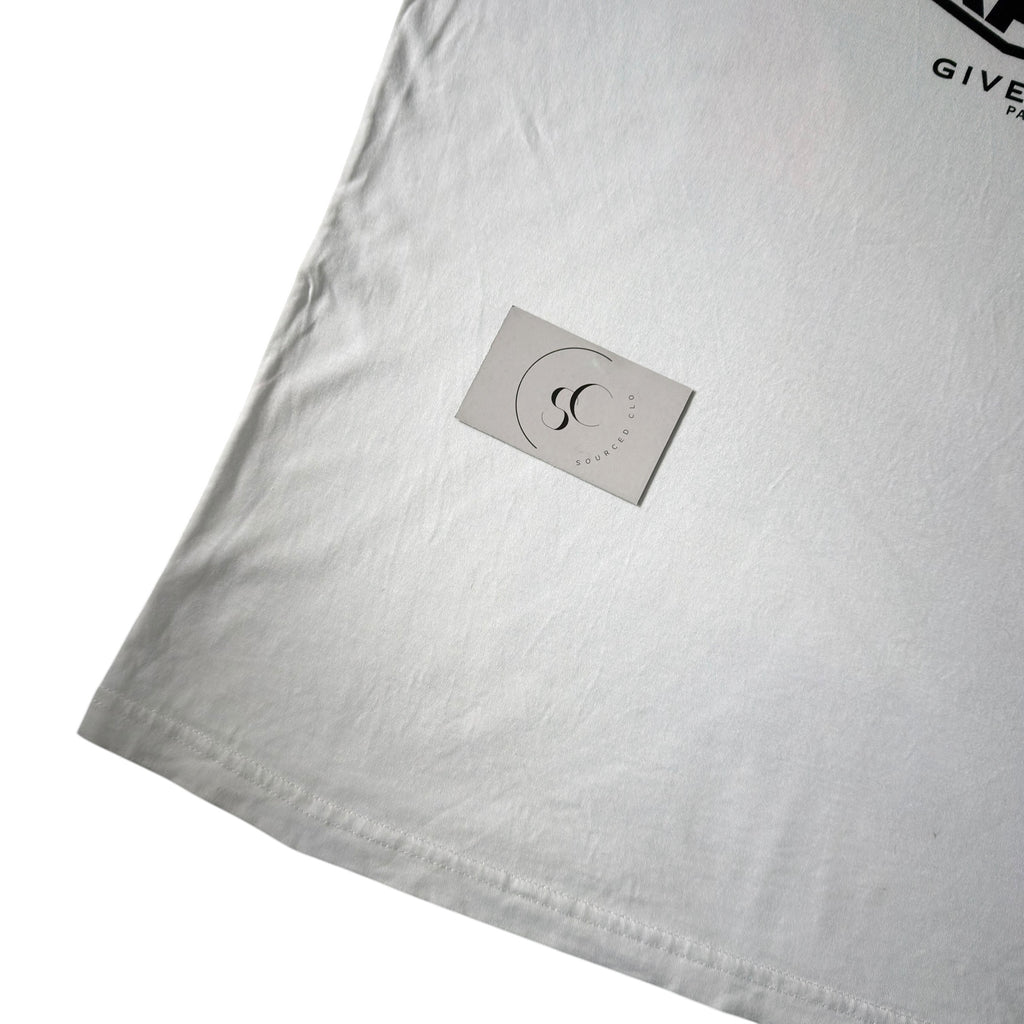 Givenchy White Rare Logo T Shirt