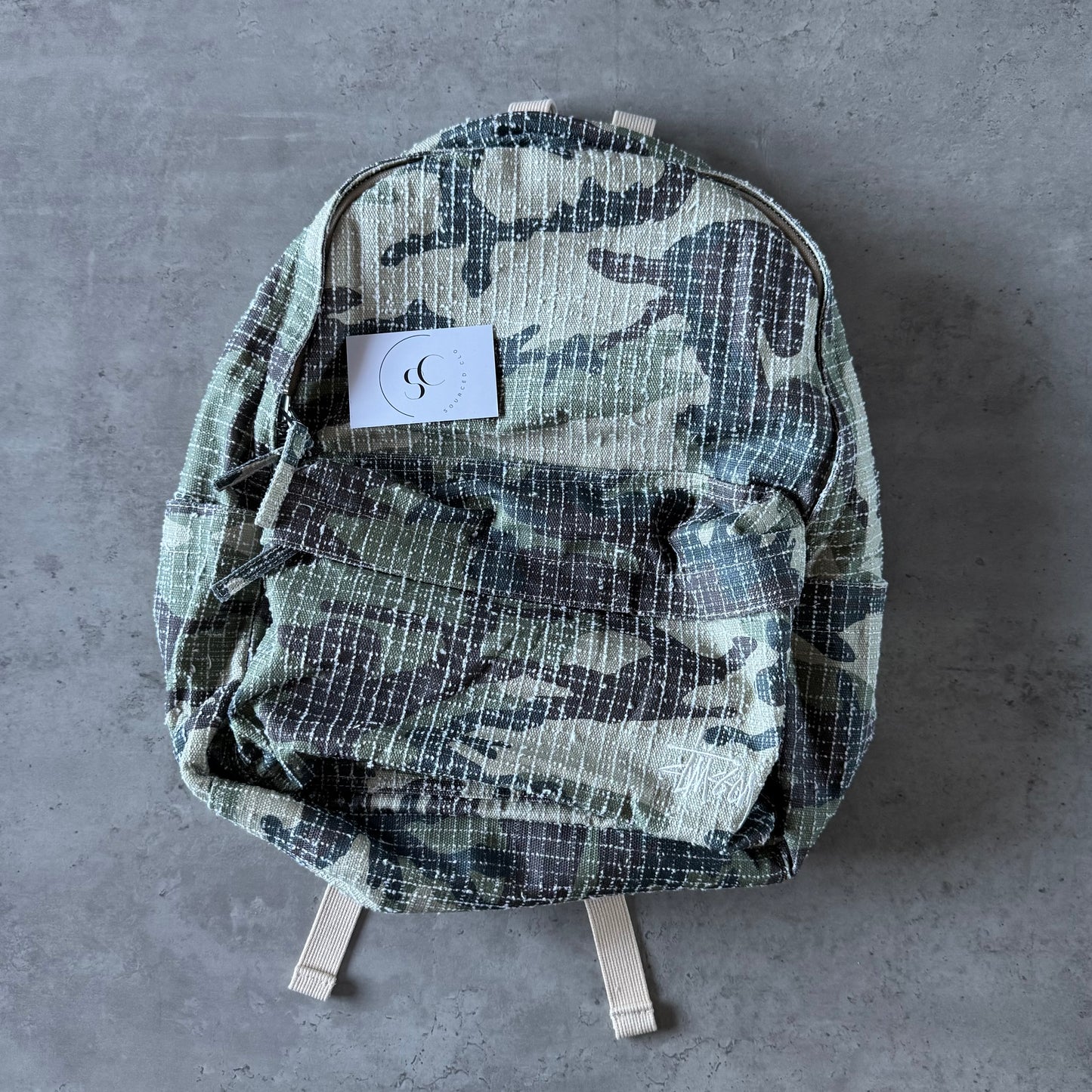 Stussy Camo Needle Punch Backpack