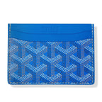 Image of Goyard Sulpice Sky Blue Card Holder