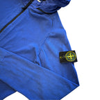 Stone Island Electric Blue Knit Hoodie