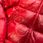 Moncler Ecrins Red Down Jacket