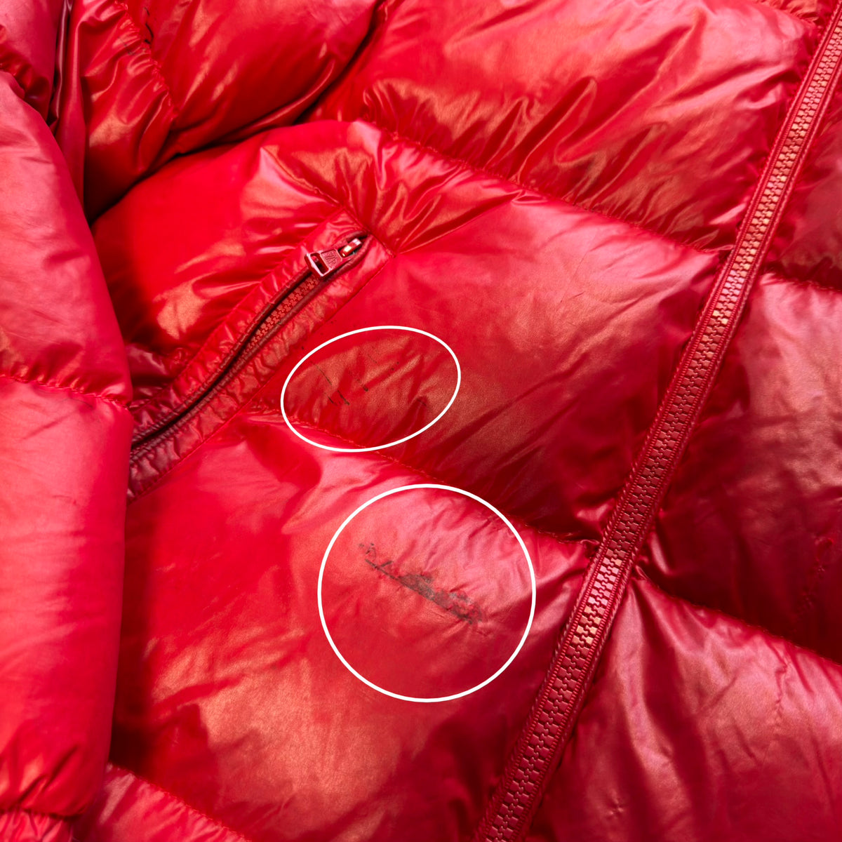 Moncler Ecrins Red Down Jacket