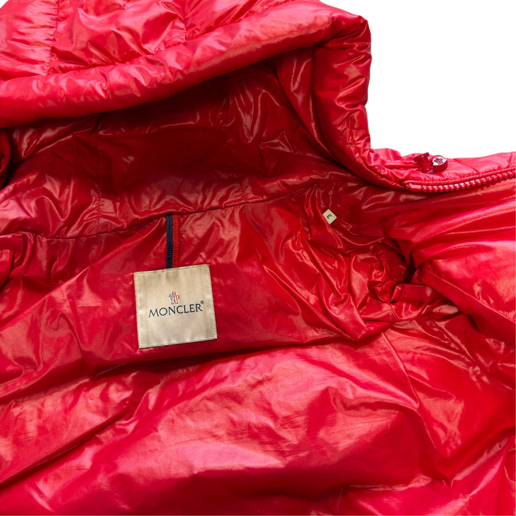 Moncler Ecrins Red Down Jacket