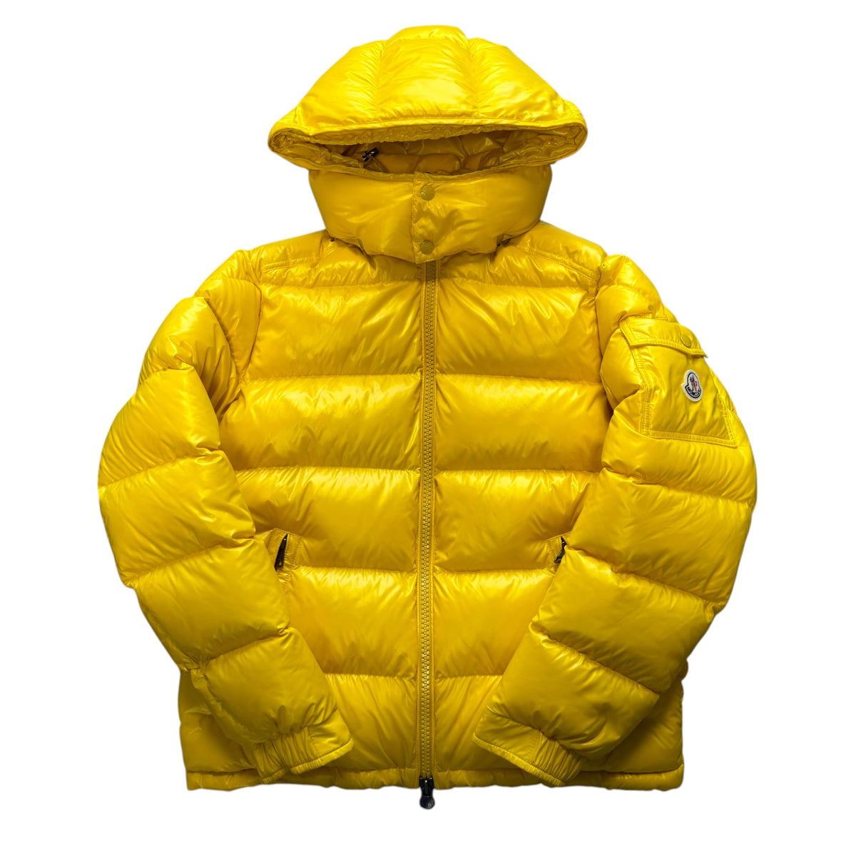 Moncler Maya Yellow Down Jacket
