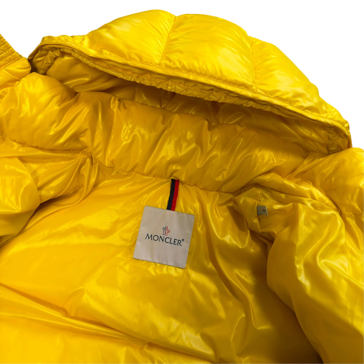 Moncler Maya Yellow Down Jacket
