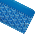 Goyard Matignon GM Wallet Blue