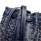 Goyard Petit Flot Bucket Bag Navy