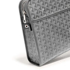 Detail view of Goyard Jouvence GM Grey Washbag JOUVENGMLTY51CL51P