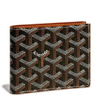 Front view of Goyard Saint-Florentin Black/Tan Wallet STFLO2PMLTY01CL03P