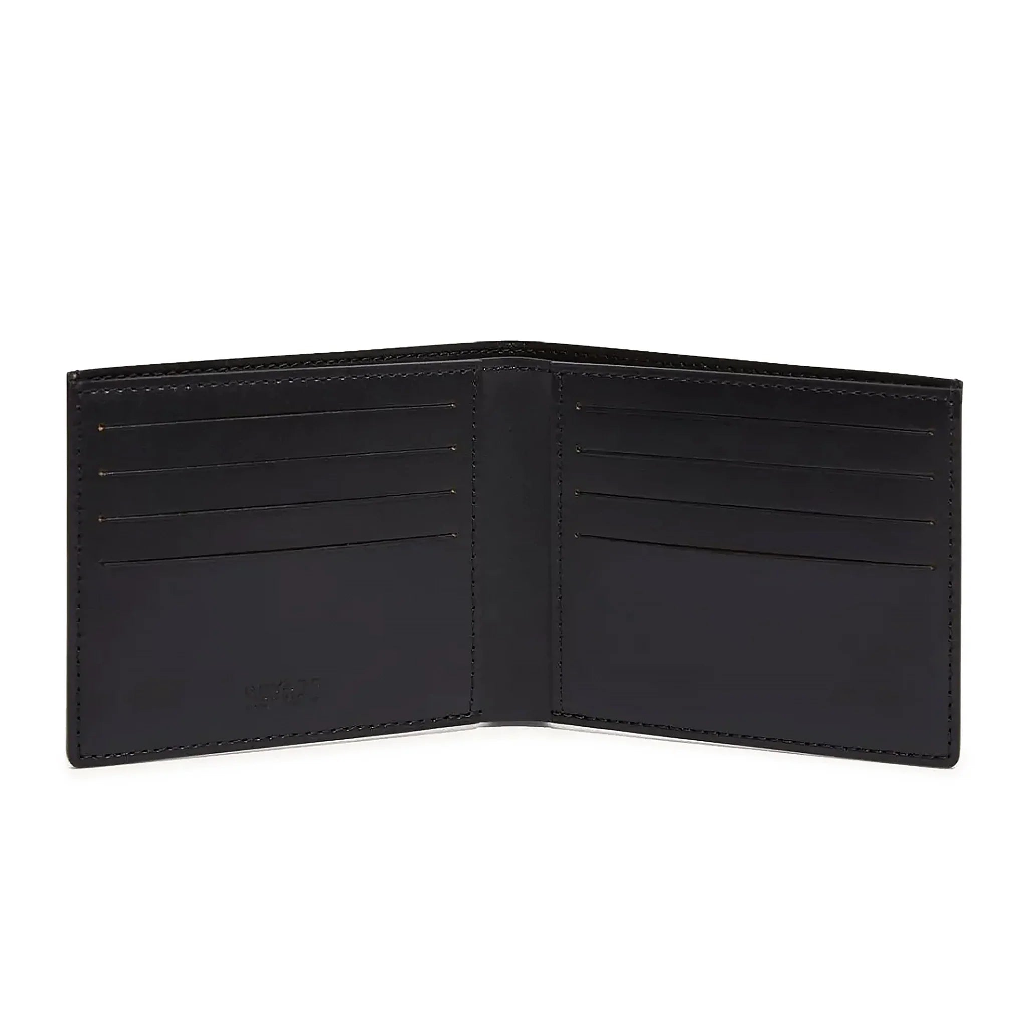 Open view of Goyard Victoire Black Wallet VICTO8PMLTY01CL01X